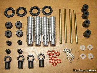 Axial(アキシャル)・SCX10・ジープ ラングラー G6 製作記 ～ オイルダンパーの組み立て ～ ショックシャフトの構造